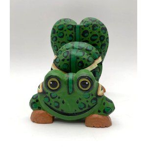 Unique Cute Wooden Frog Paper Holder